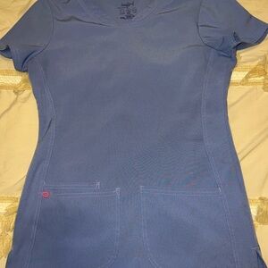 HeartSoul Blue Scrub Top